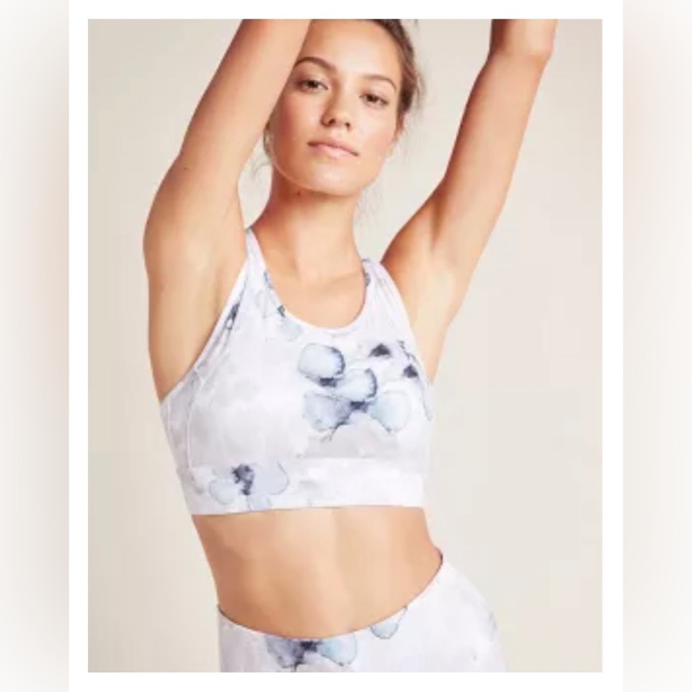 Anthropologie Varley Floral Active Pant and Sports Bra